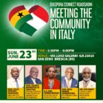 Diaspora Connect: Ghana's Ambassador to Italy meets the Gh Community in Italy.